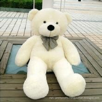 Plush Toy in Mom and Baby Bear Shape white color